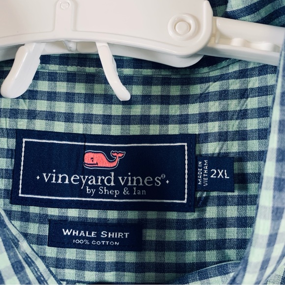 Ralph Lauren Shirt Men's Long Sleeve Button Up Cotton Plaid Green Size 3XB Big - Picture 3 of 11